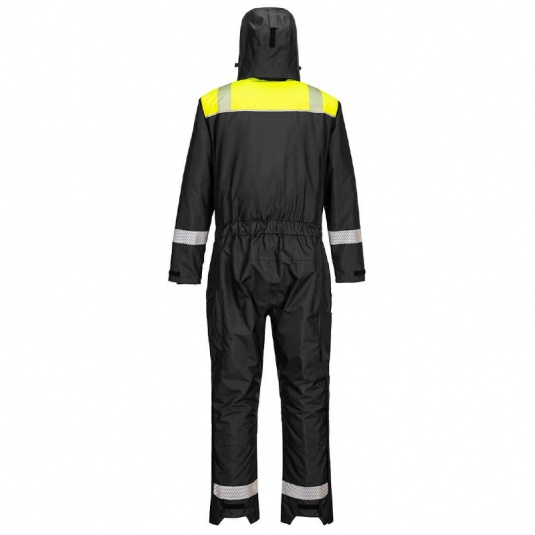 Portwest PW353 Men's Black Winter Coveralls - Workwear.co.uk